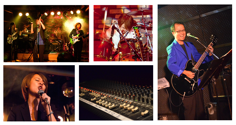 音楽バンドライブ撮影