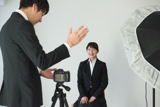 スタジオ撮影撮り直しOK